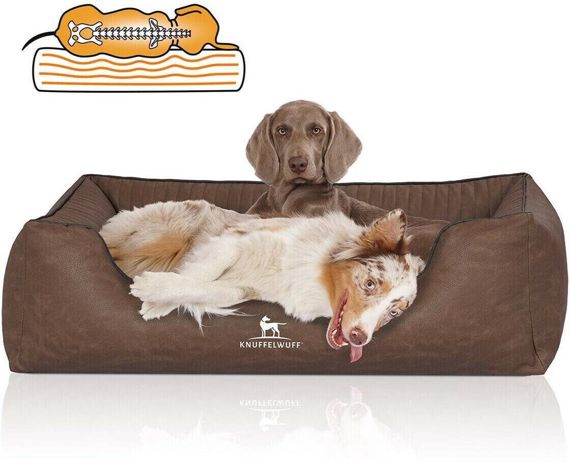 Knuffelwuff Orthopädisches Hundebett Columbia Knuffelwuff Orthopädisches Hundebett ColumbiaXL 105x75cm braun