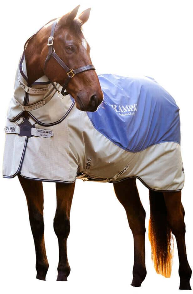 Horseware Rambo Autumn Series Turnout 100g140cm navy/grey Horseware Rambo Autumn Series Turnout 100g