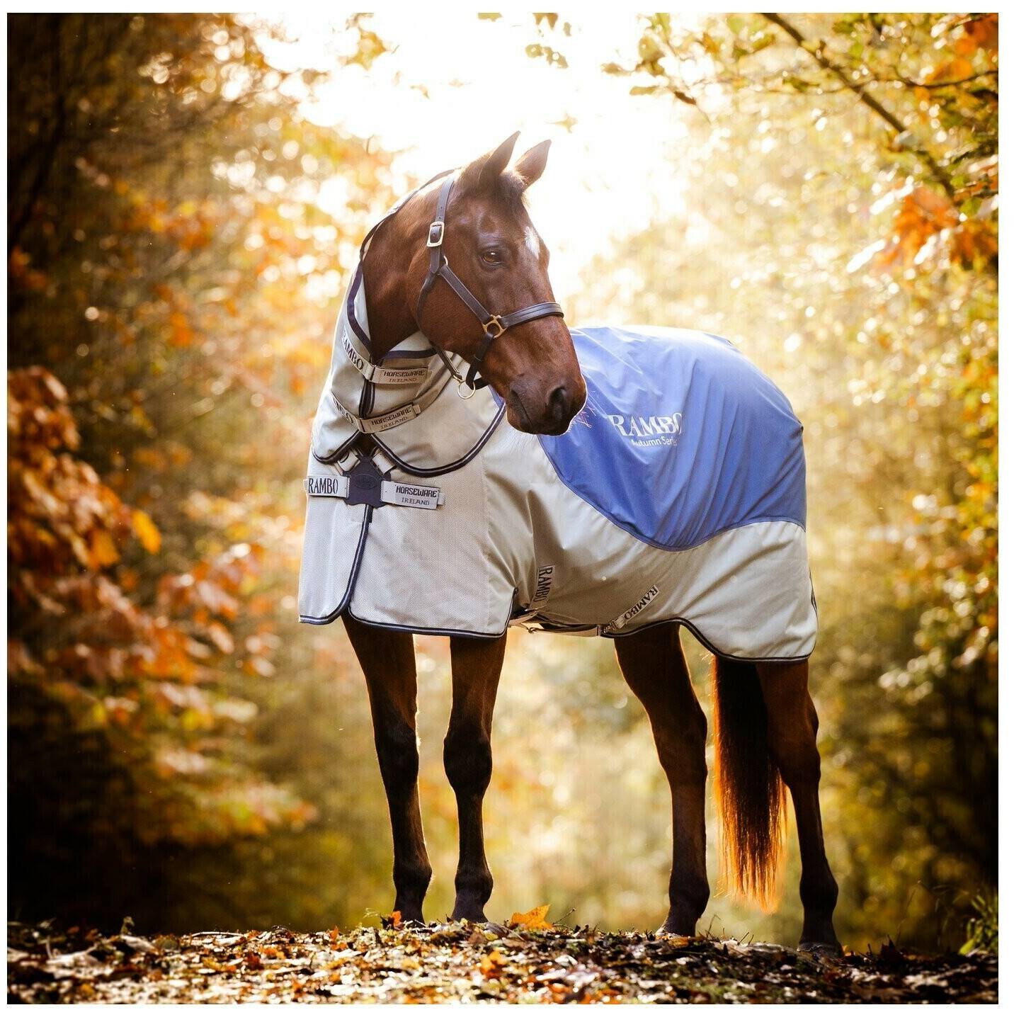 Horseware Rambo Autumn Series Turnout 100g140cm navy/grey Horseware Rambo Autumn Series Turnout 100g